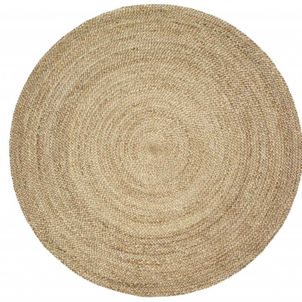 Gray Toned Natural Jute Area Rug Image 9