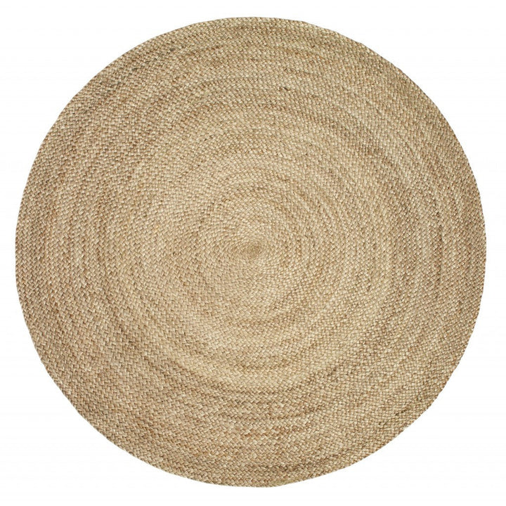 Gray Toned Natural Jute Area Rug Image 10