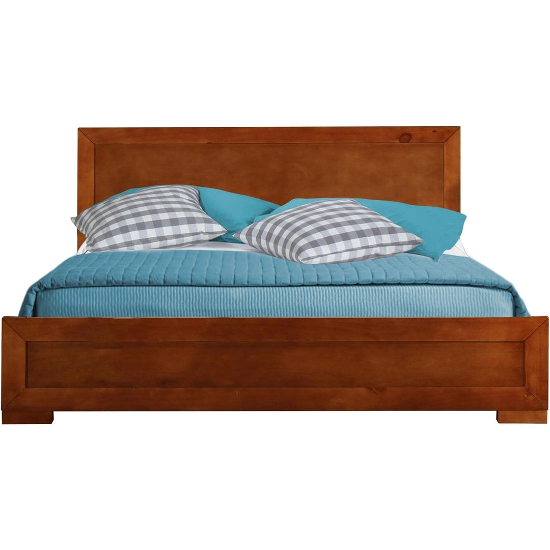 Espresso Wood Full Platform Bed Image 1