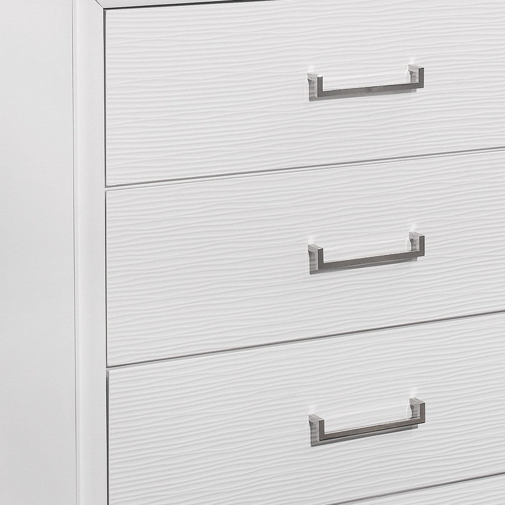 White Chest With 6 Drawers Image 5