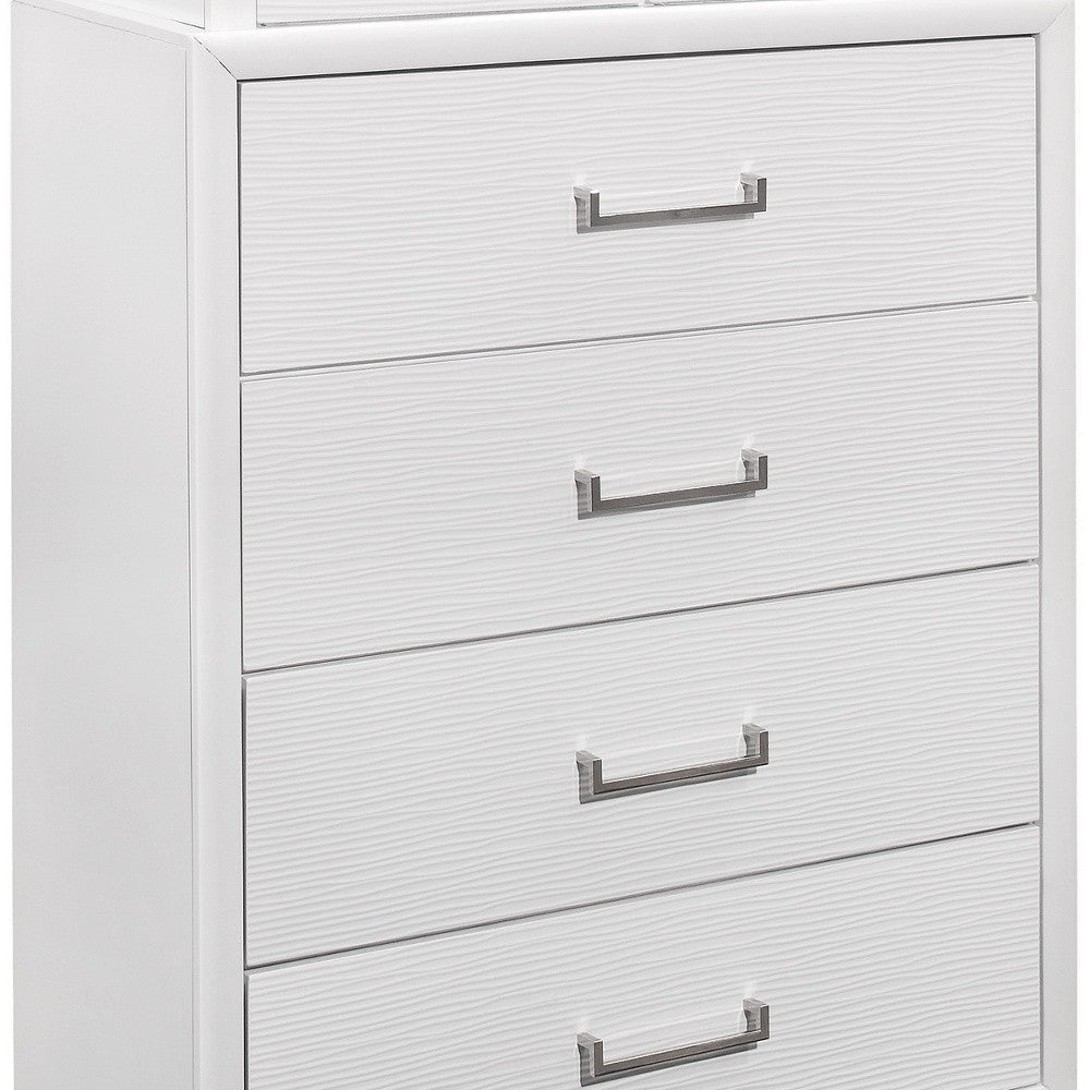 White Chest With 6 Drawers Image 6