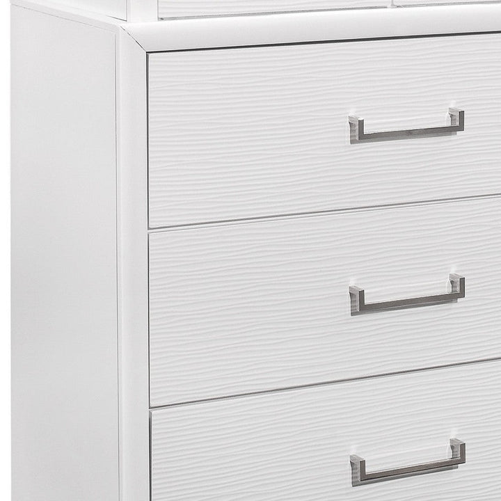 White Chest With 6 Drawers Image 7