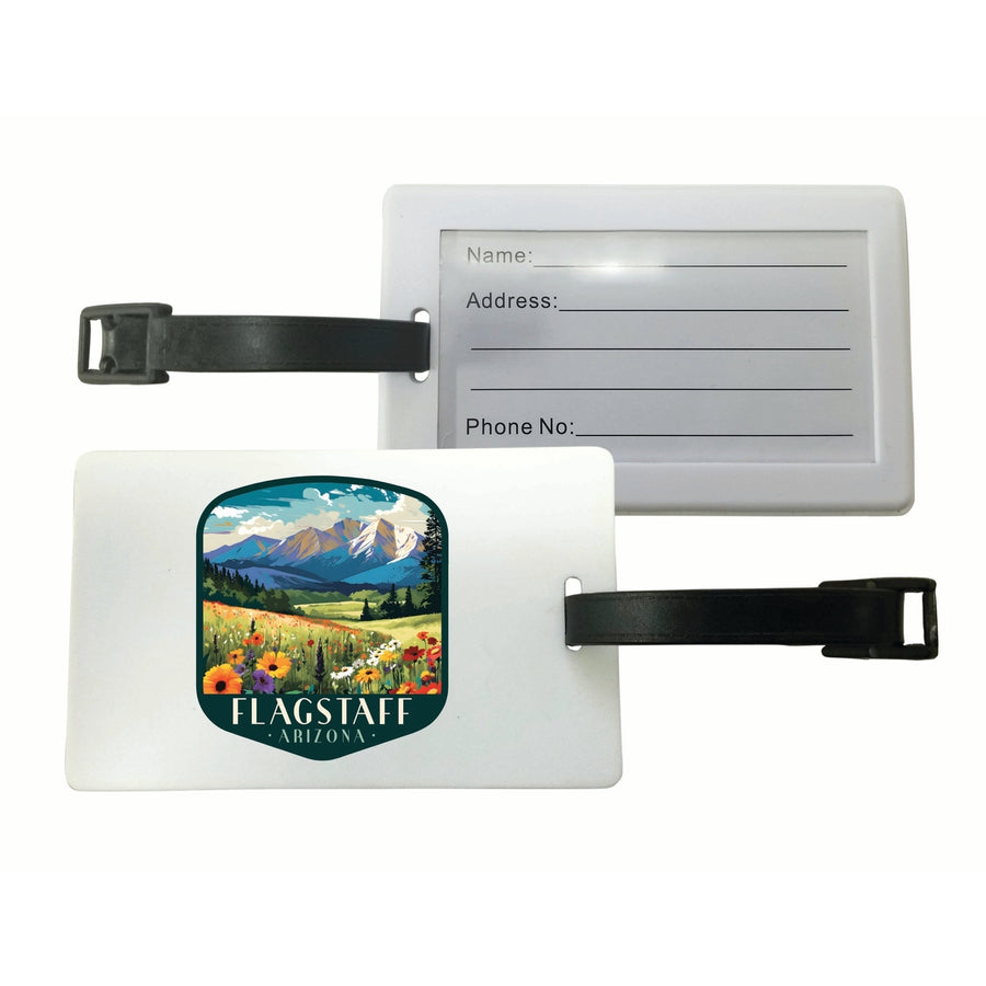 Flagstaff Arizona Design C Souvenir Luggage Tag Image 1