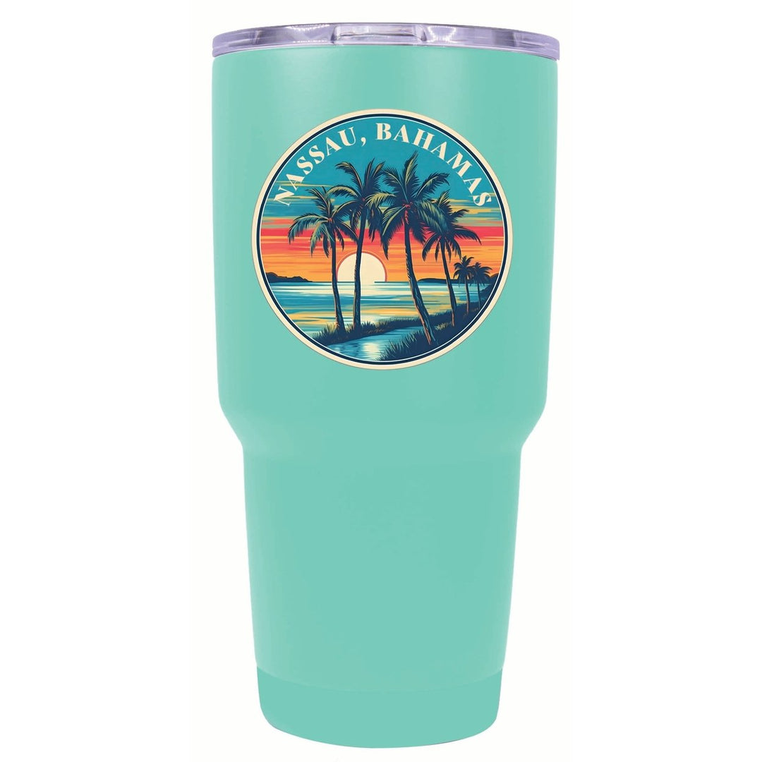 Nassau the Bahamas Design D Souvenir 24 oz Insulated Stainless Steel Tumbler Image 1