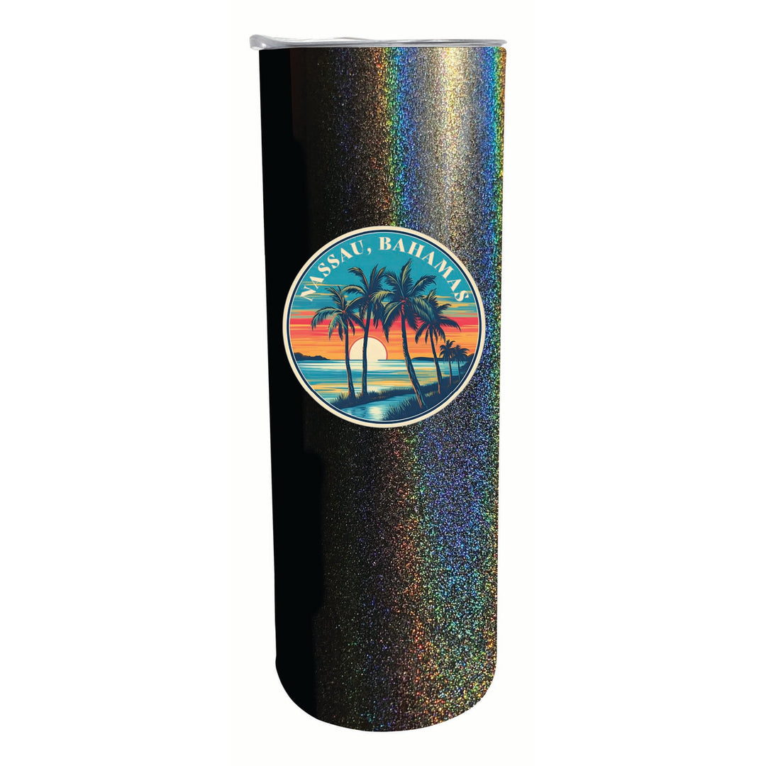 Nassau the Bahamas Design D Souvenir 20 oz Insulated Stainless Steel Skinny Tumbler Image 6