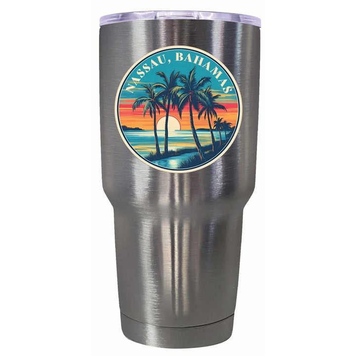 Nassau the Bahamas Design D Souvenir 24 oz Insulated Stainless Steel Tumbler Image 3