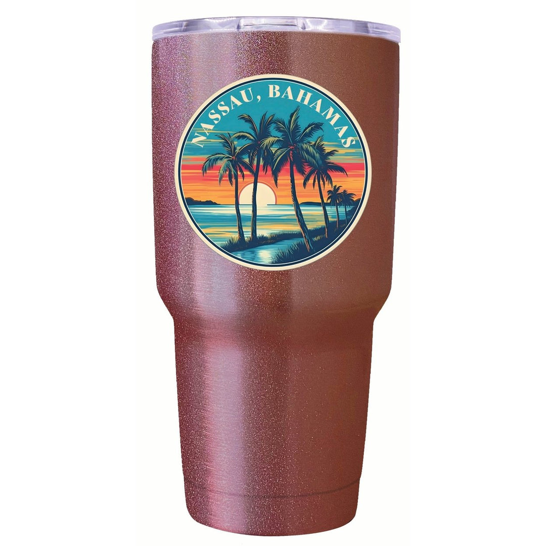 Nassau the Bahamas Design D Souvenir 24 oz Insulated Stainless Steel Tumbler Image 1