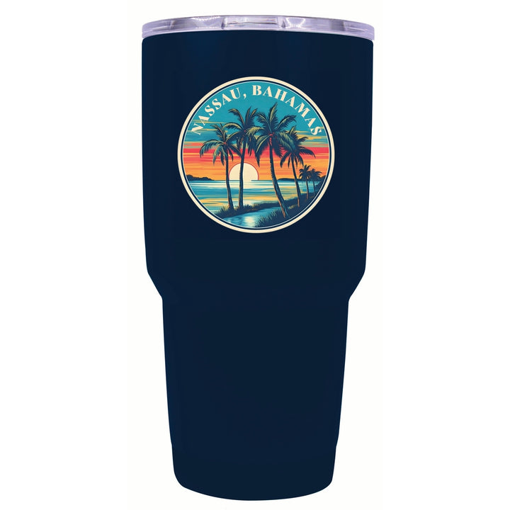 Nassau the Bahamas Design D Souvenir 24 oz Insulated Stainless Steel Tumbler Image 7