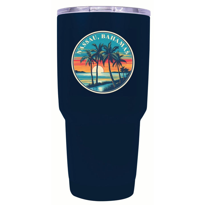 Nassau the Bahamas Design D Souvenir 24 oz Insulated Stainless Steel Tumbler Image 1