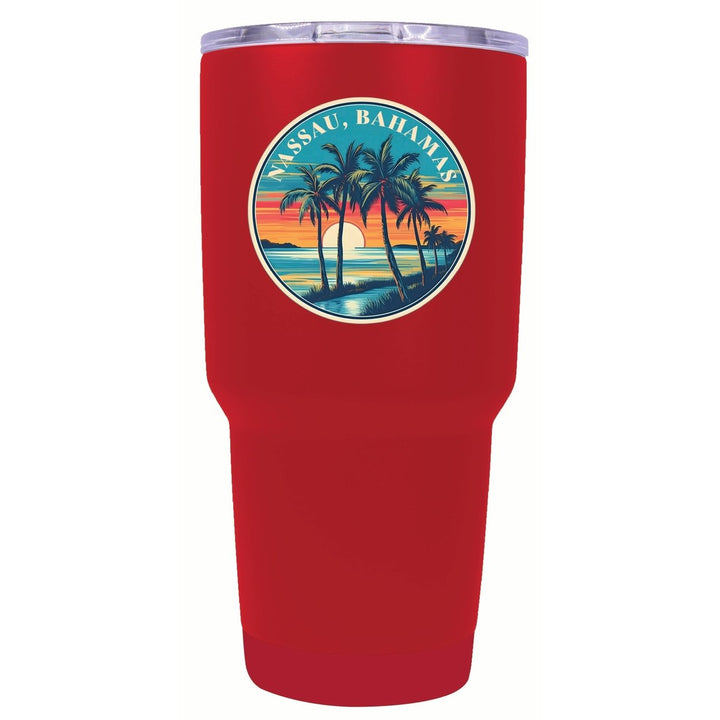 Nassau the Bahamas Design D Souvenir 24 oz Insulated Stainless Steel Tumbler Image 1