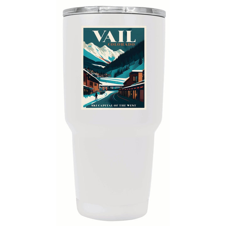 Vail Colorado Design B Souvenir 24 oz Insulated Stainless Steel Tumbler Image 3