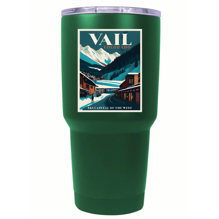 Vail Colorado Design B Souvenir 24 oz Insulated Stainless Steel Tumbler Image 1