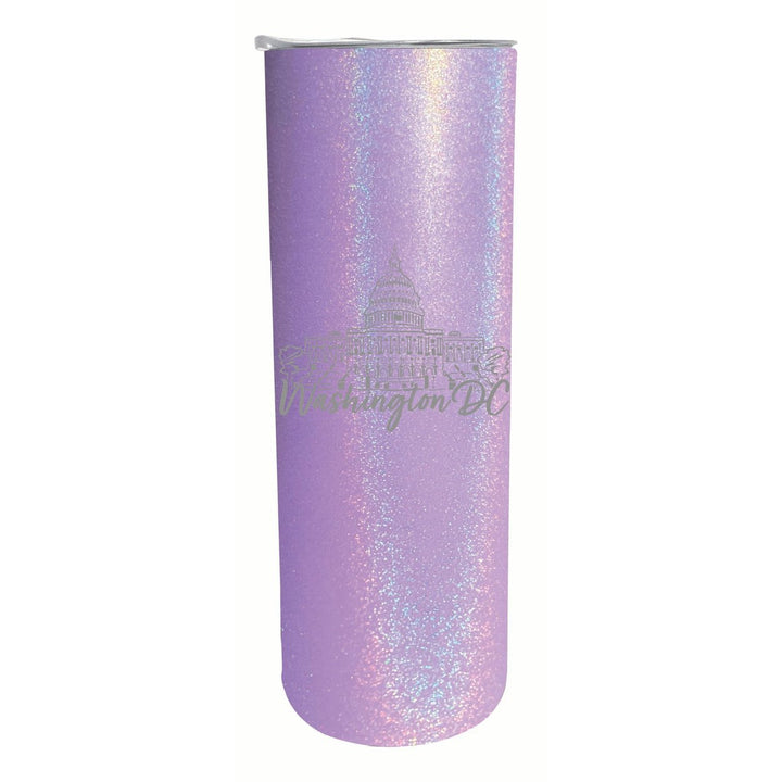 Washington DC Engraving2 Souvenir 20 oz Engraved Insulated Stainless Steel Skinny Tumbler Image 1