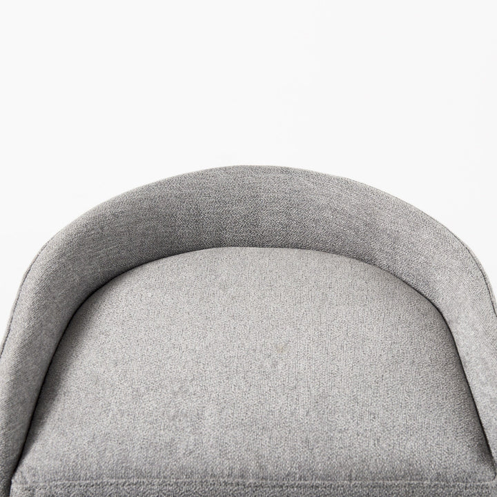 29" Grey Steel Low back Bar Chair Image 6