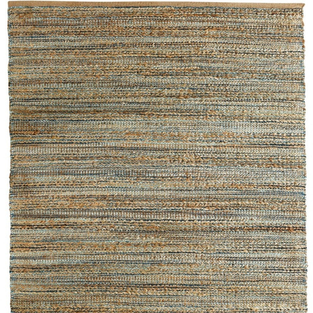 8 x 10 Natural Hand Woven Area Rug Image 1