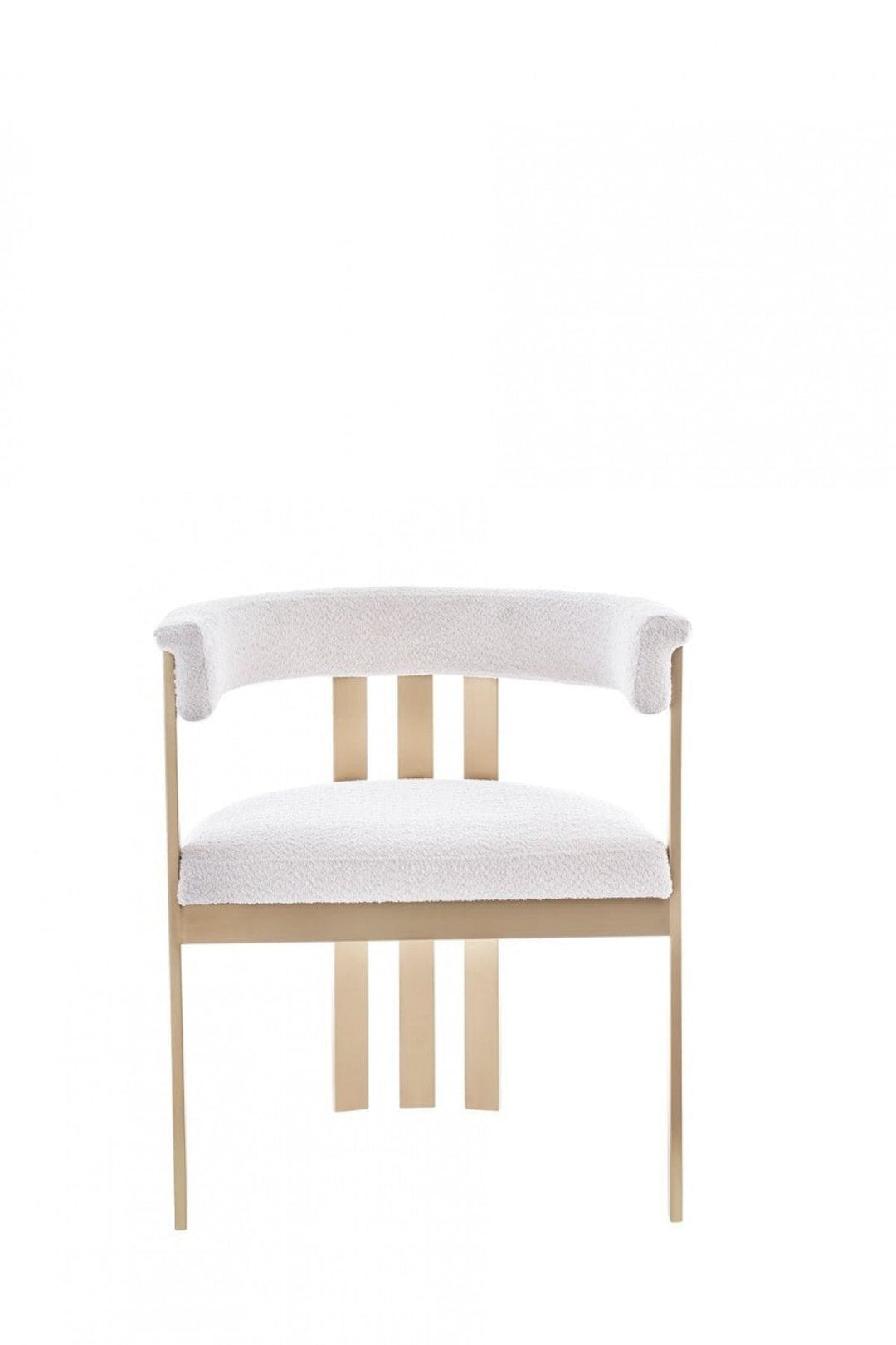 Beige Gold Dining Chair Image 2