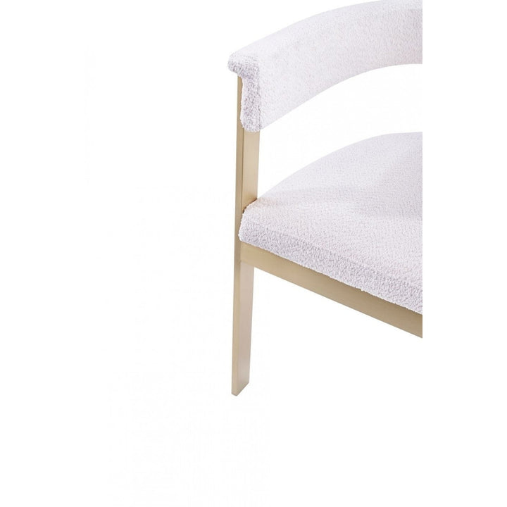 Beige Gold Dining Chair Image 6