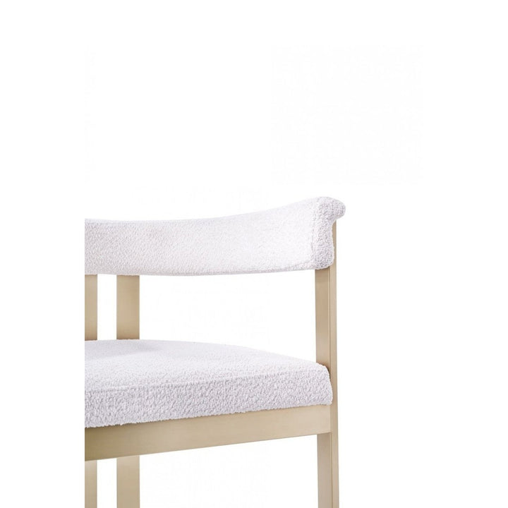 Beige Gold Dining Chair Image 7