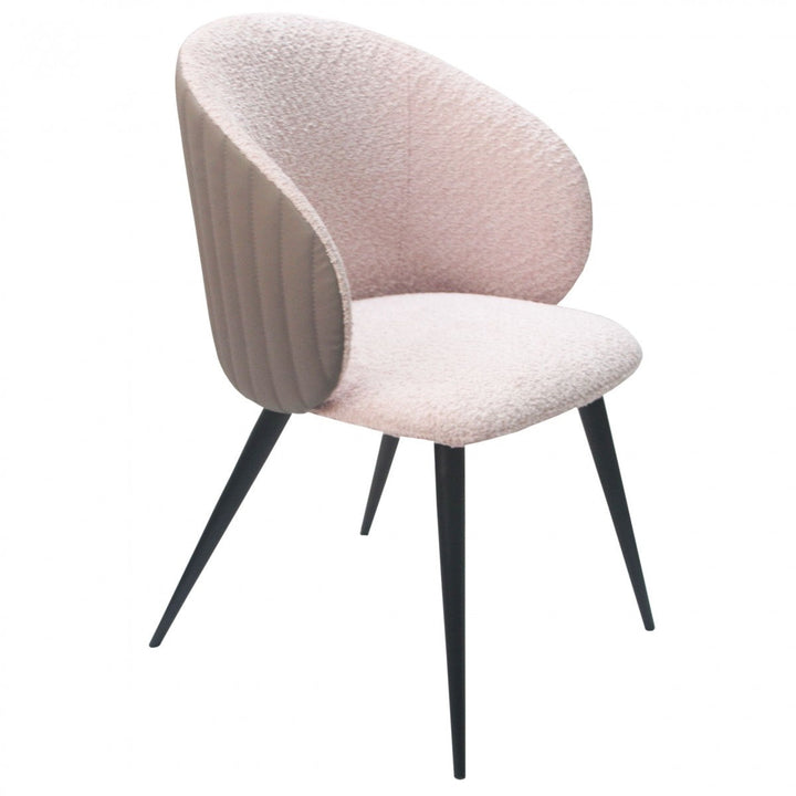 Gray Cream Contemporary Dining Chair Image 3