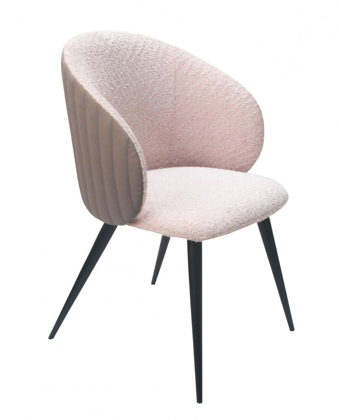 Gray Cream Contemporary Dining Chair Image 4