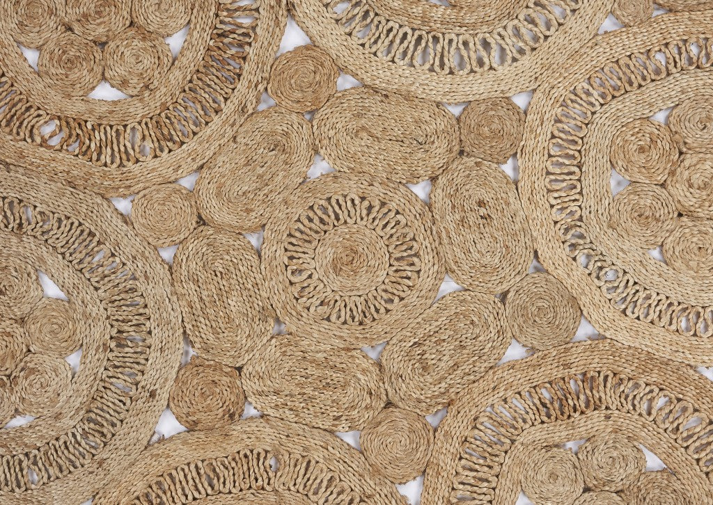 Floral Fantasy Natural Jute Area Rug Image 5