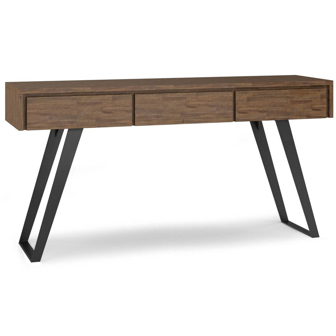 Lowry Console Sofa Table in Acacia Image 1