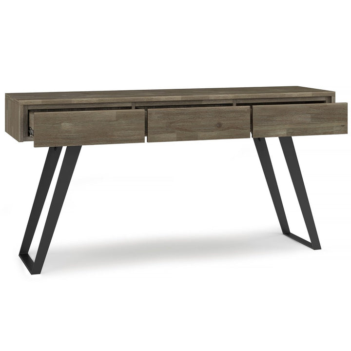 Lowry Console Sofa Table in Acacia Image 8