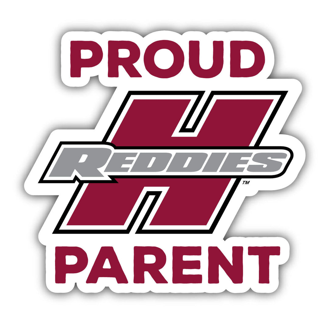 Henderson State Reddies 4-Inch Laser Cut Proud Parent Decal Sticker Officially Licensed Collegiate Product Image 1