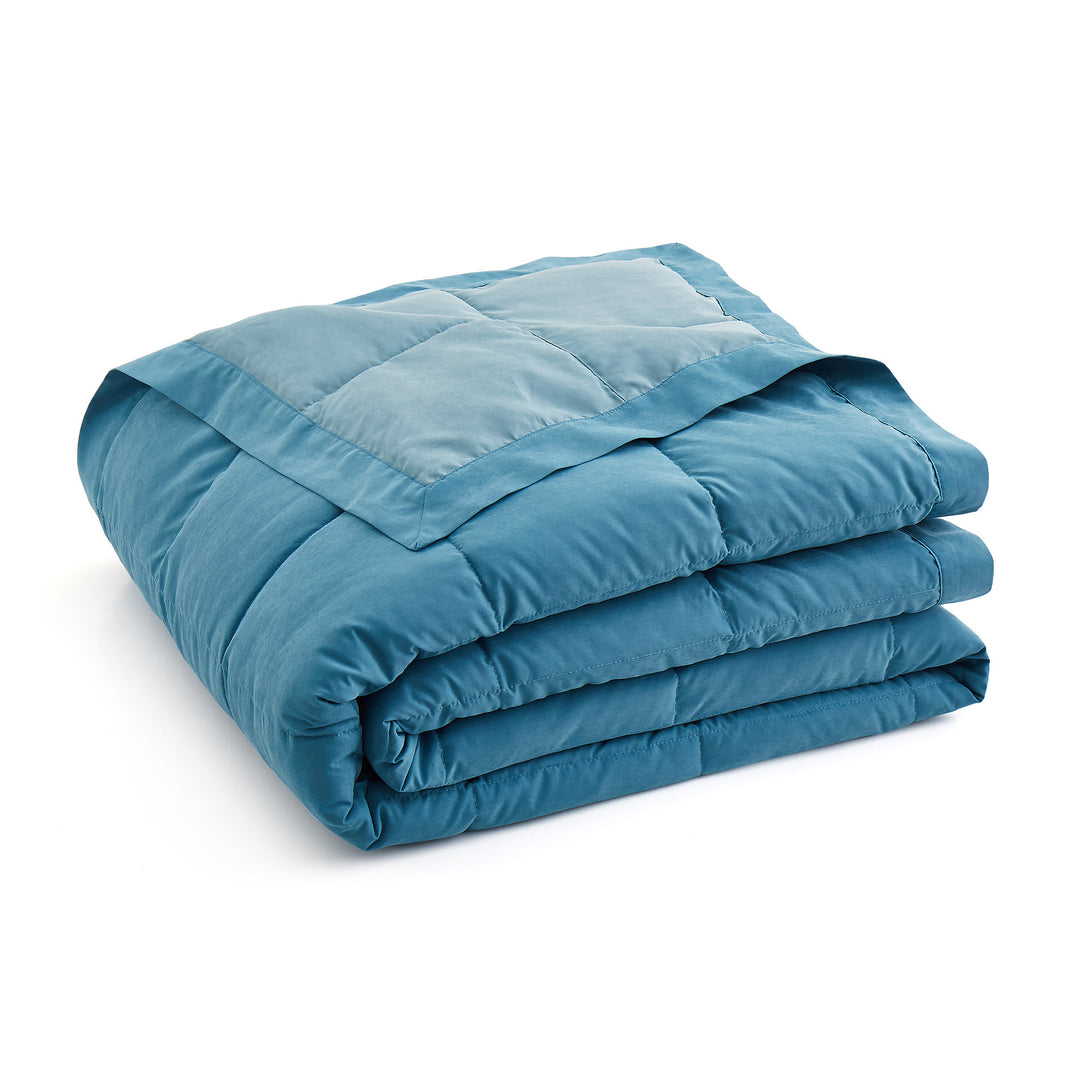 Reversible Lightweight Down Alternative Blanket, Oversize Bed Blanket Image 5