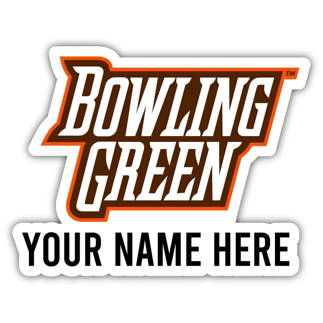 Bowling Green Falcons Customizable Round Vinyl Decal Sticker Officially Licensed Collegiate Product Image 1