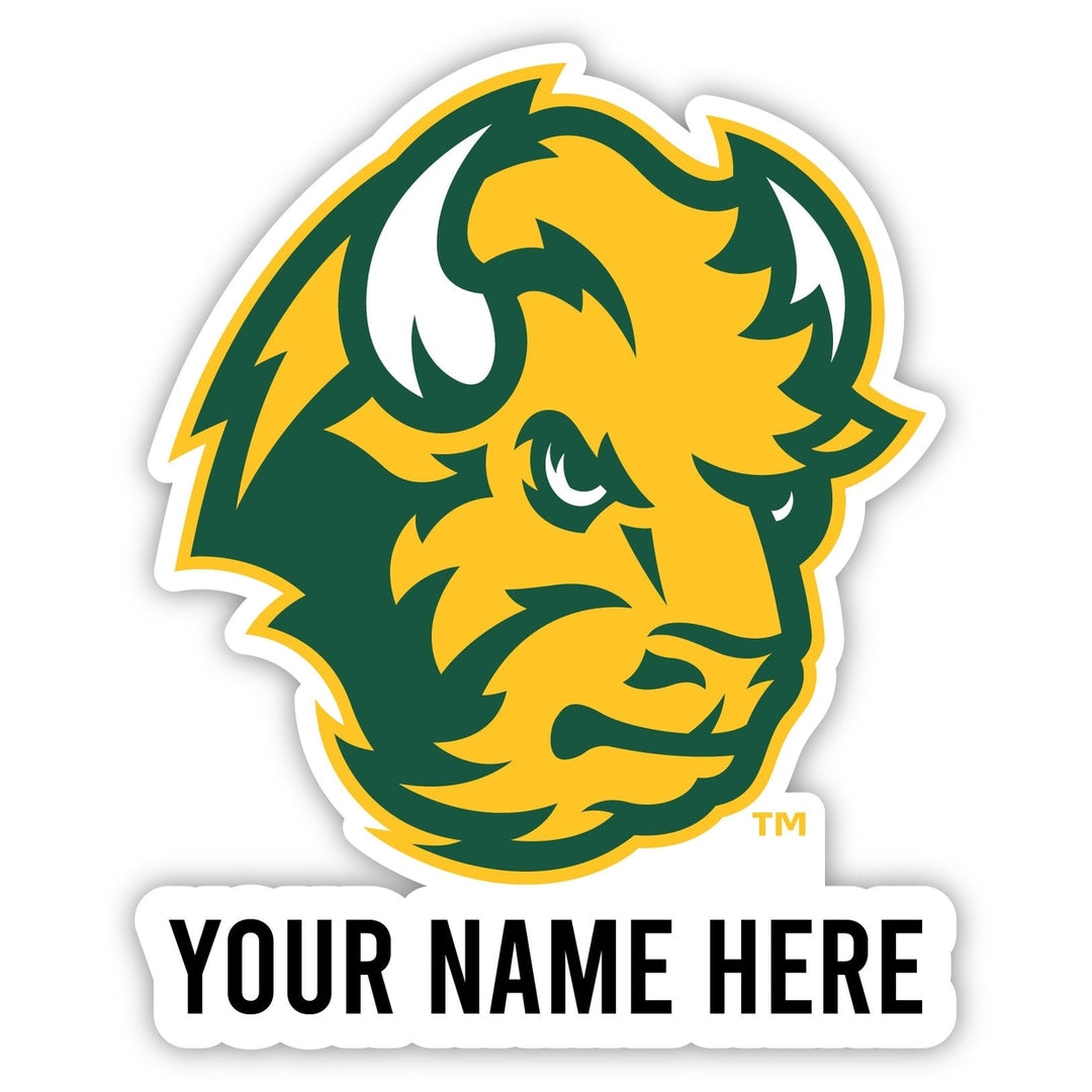 North Dakota State Bison Customizable Round Vinyl Decal Sticker Officially Licensed Collegiate Product Image 1