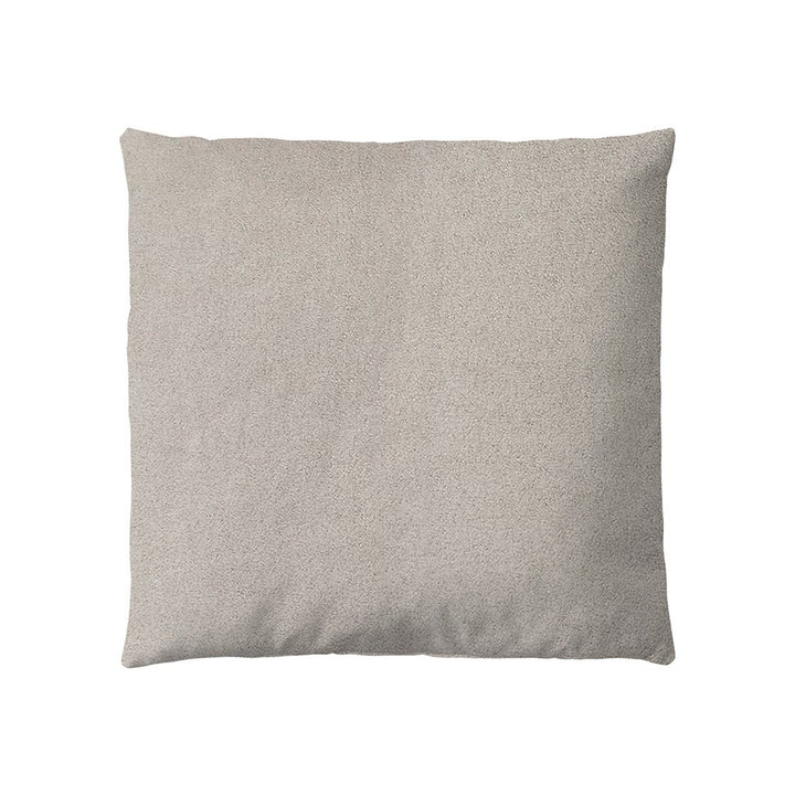 Gracie Mills Dinkins Solid Square Pillow Beige 20x20 GRACE-15745 Feather Fill Image 1