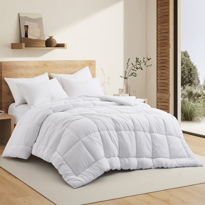 Puredown All Seasons Down Alternative Comforter Twin Full Queen King Machine Washable Image 1