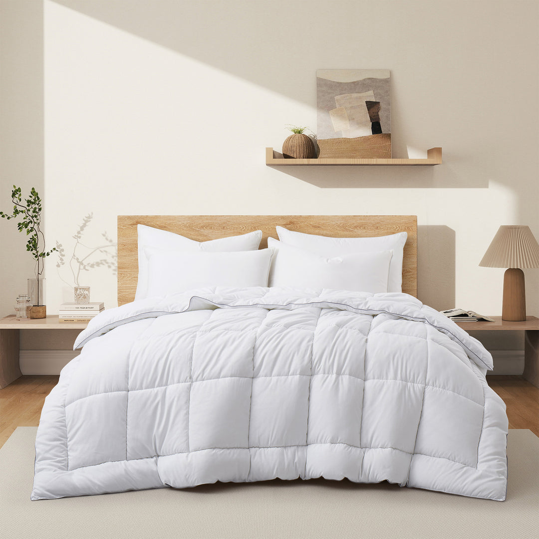 Puredown All Seasons Down Alternative Comforter Twin Full Queen King Machine Washable Image 2