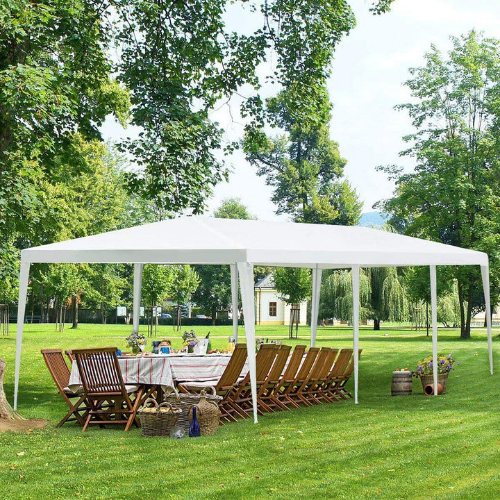 10 x 30 Outdoor Gazebo Canopy Wedding Party Patio Tent White Image 2