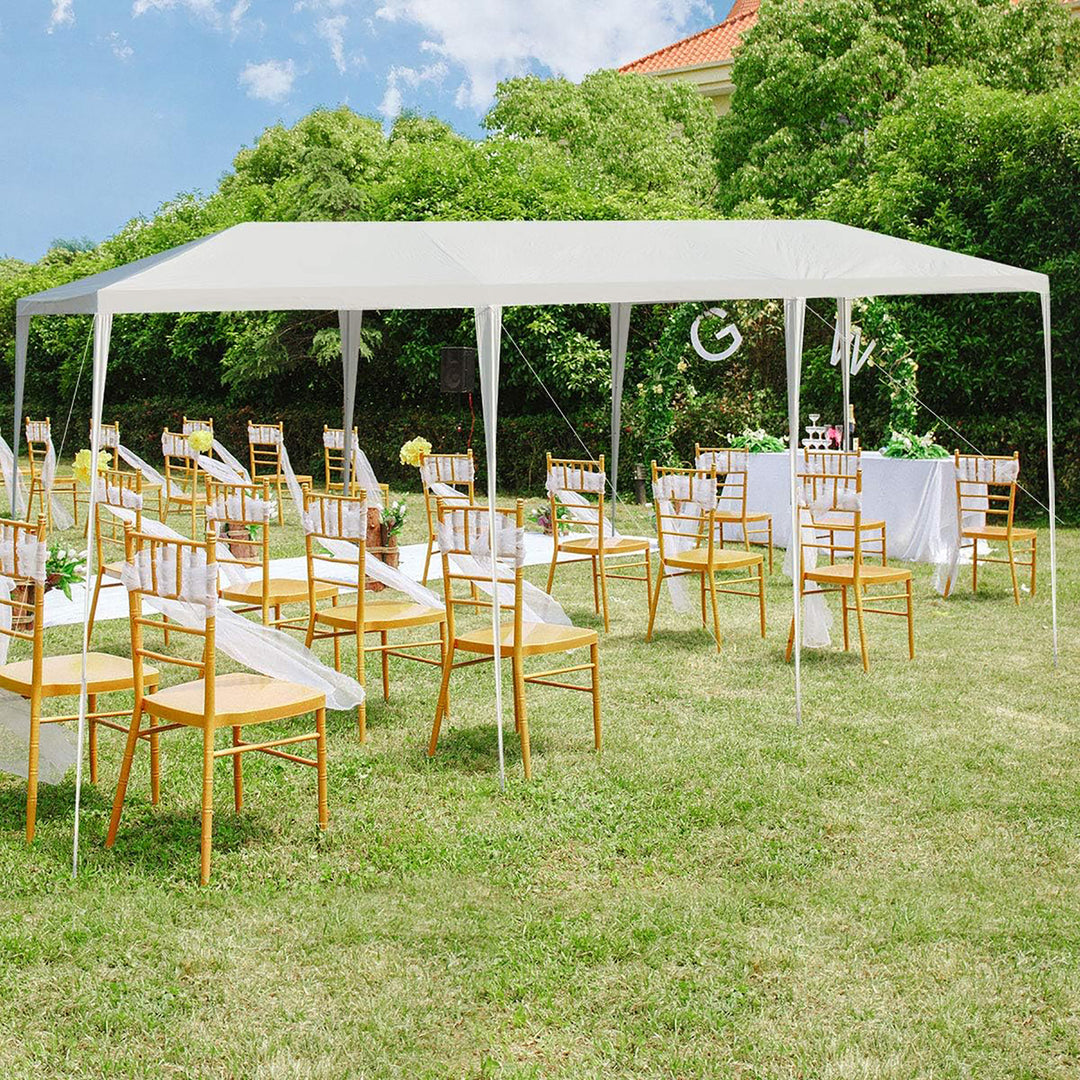 10 x 30 Outdoor Gazebo Canopy Wedding Party Patio Tent White Image 4