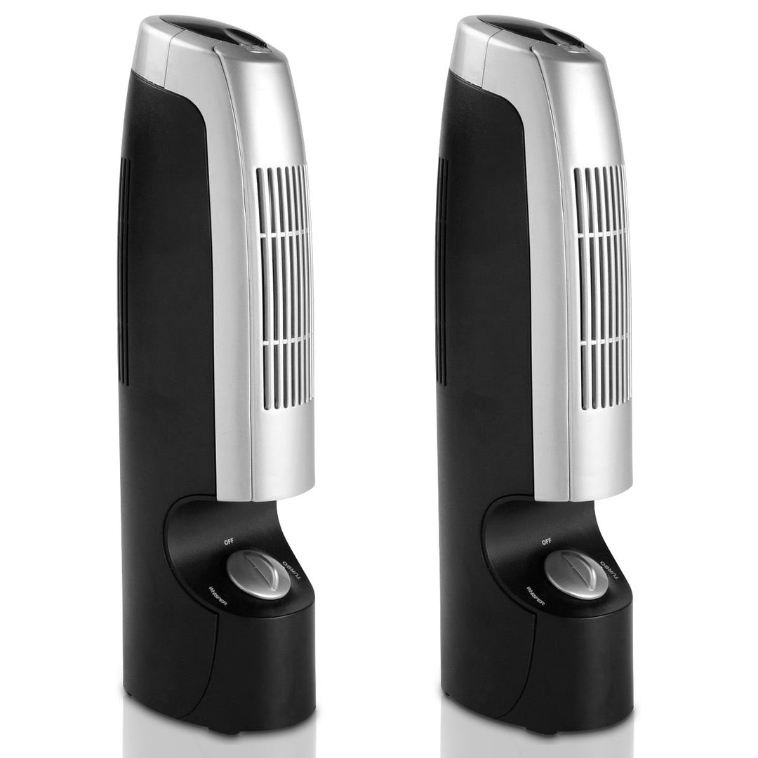 2 PCS Mini Ionic Whisper Home Air Purifier and Ionizer Pro Filter 2 Speed Image 6