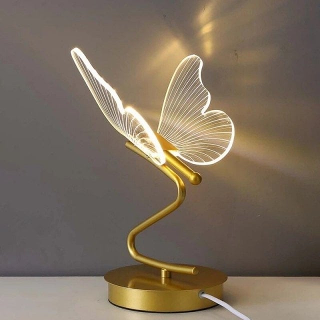 Elegant Nordic Butterfly LED Table Lamp Image 1