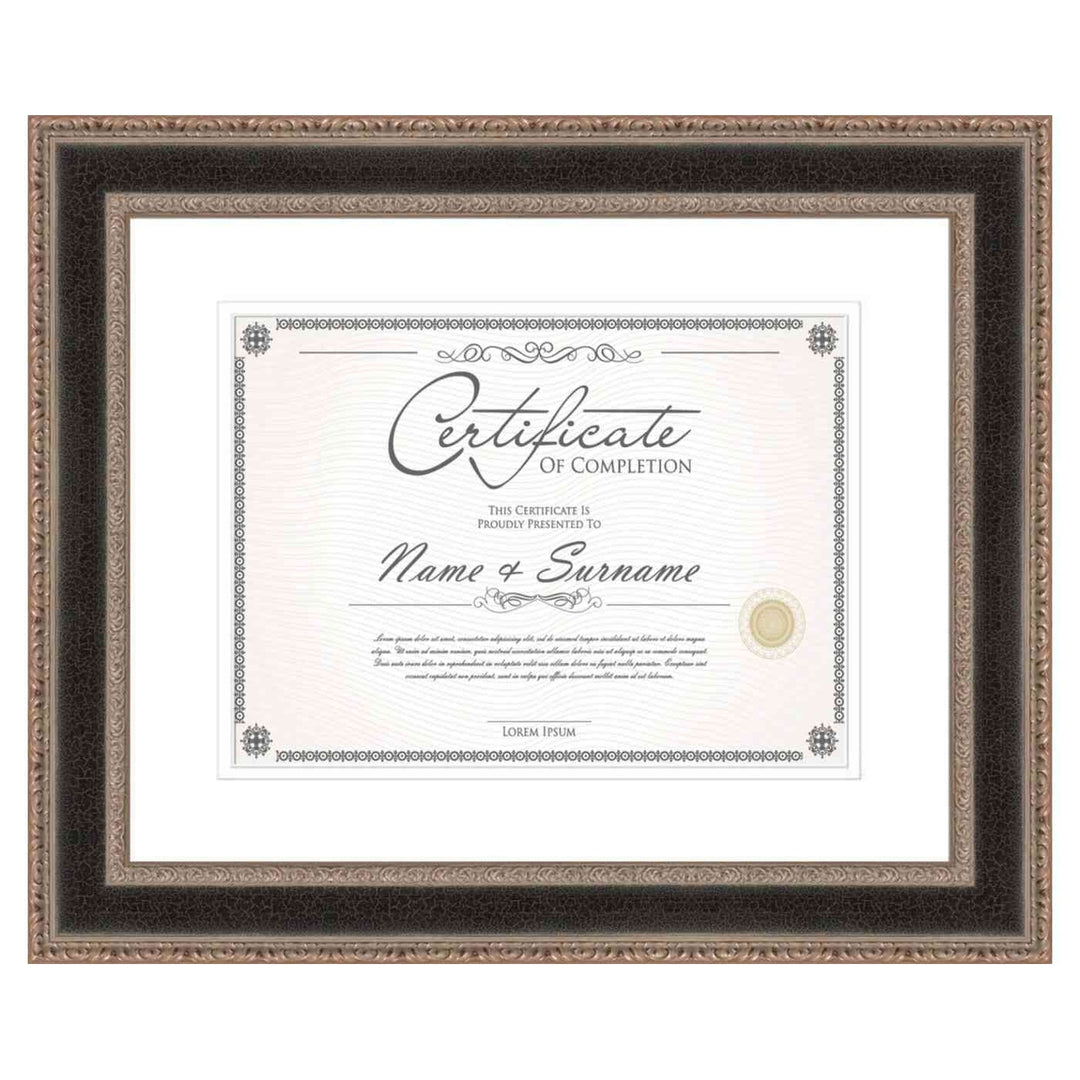 Silver Diploma Frame for Certificate, Acid-Free White Mat, UV Acrylic, Backing, and Hanging Hardware, 8 Sizes Available Image 7