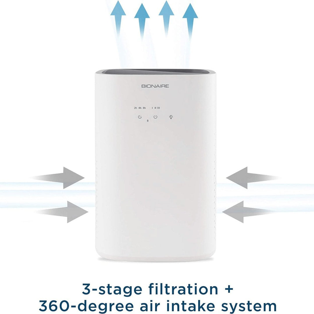 Bionaire True HEPA 360-Degree Touch-Control Air Purifier for Medium Size Rooms Image 2