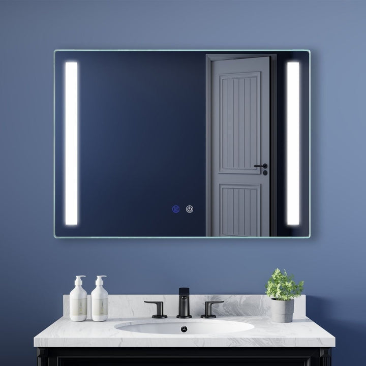 ES-DIY 24X32 LED Bathroom Mirror with Lights,Anti-Fog,Dimmable,Lighted Bathroom Vanity Mirror for Wall,Tempered Glass Image 10