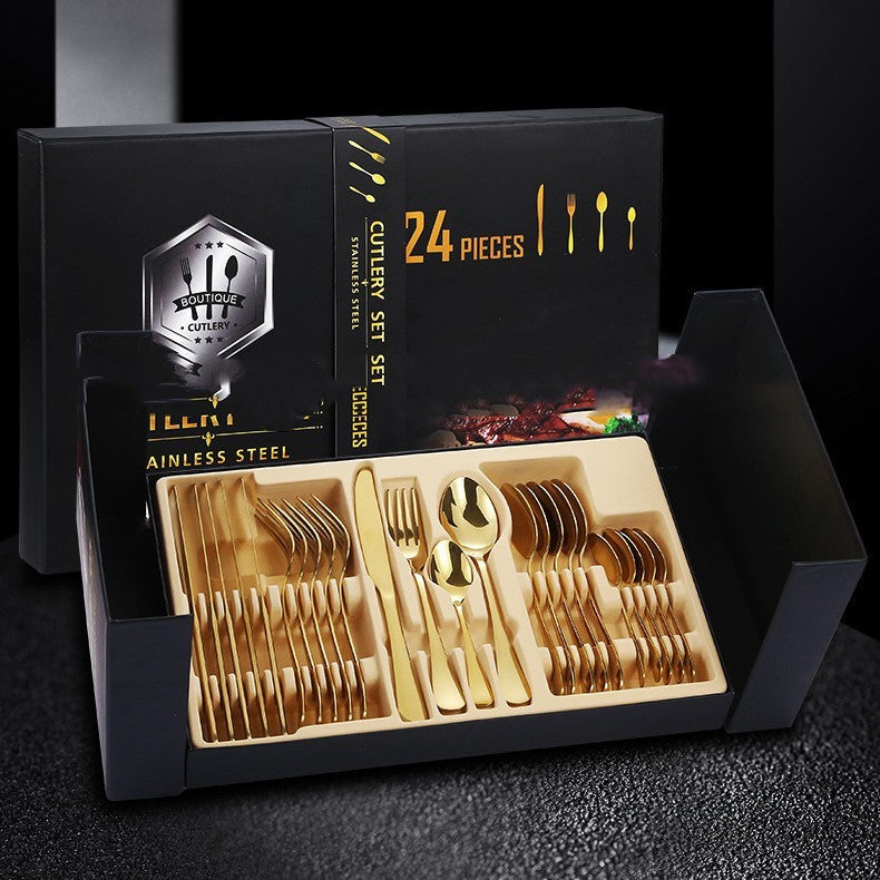 Stainless Steel Tableware Gift Box Set Image 1