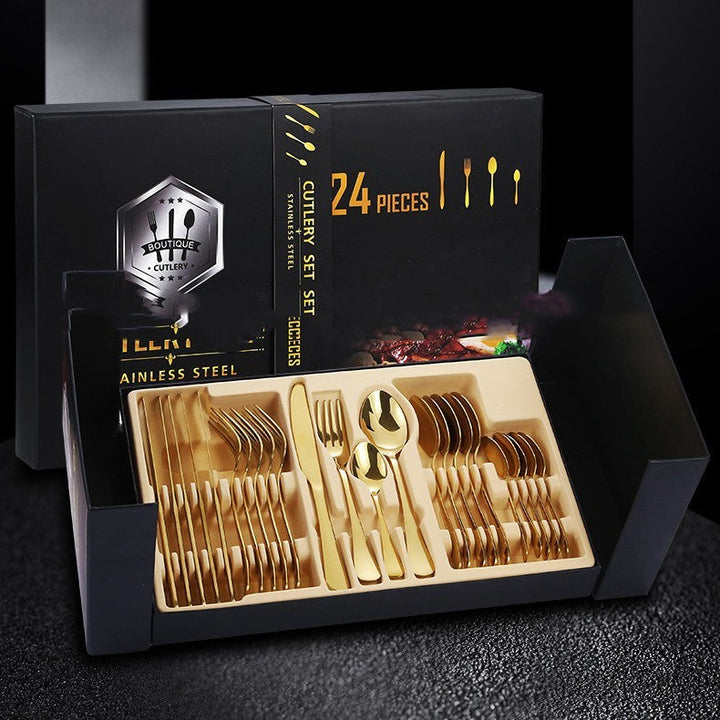 Stainless Steel Tableware Gift Box Set Image 1