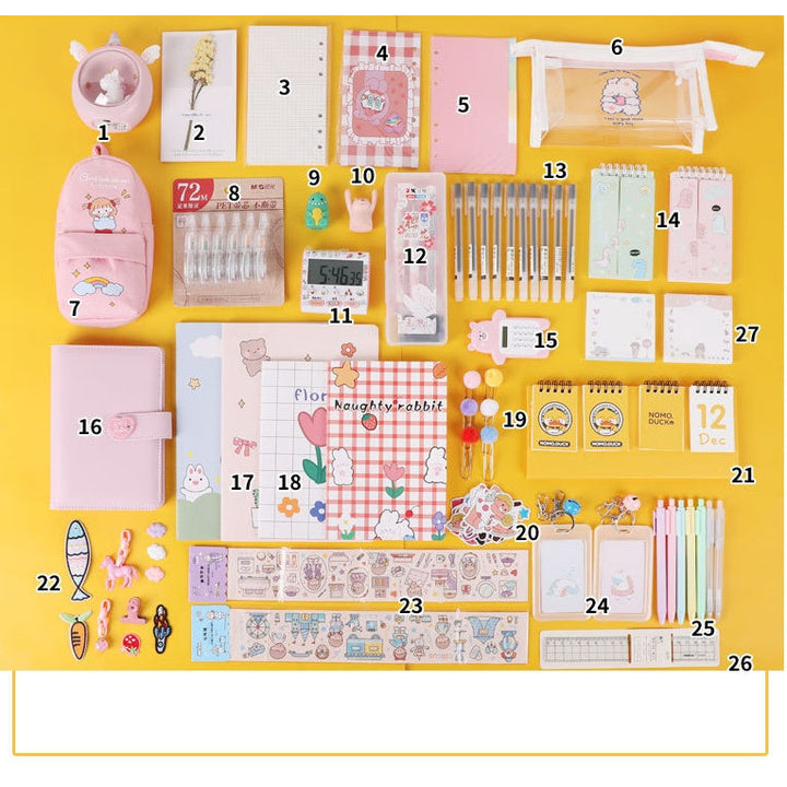 Stationery set combination gift bag creative learning supplies Image 2