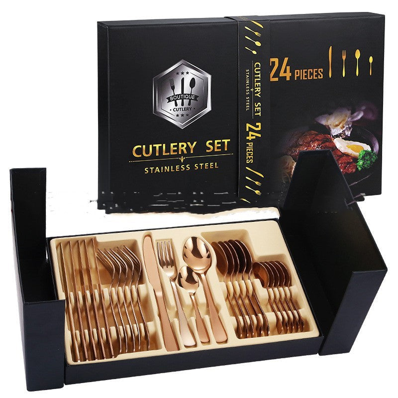 Stainless Steel Tableware Gift Box Set Image 8