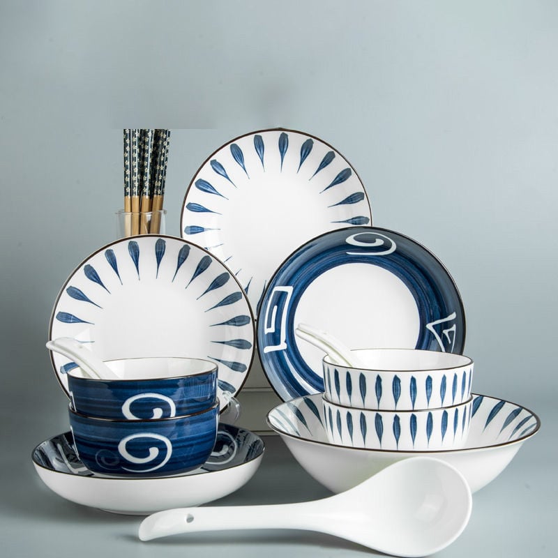 Ceramic Japanese Style Set Household Gift Image 8