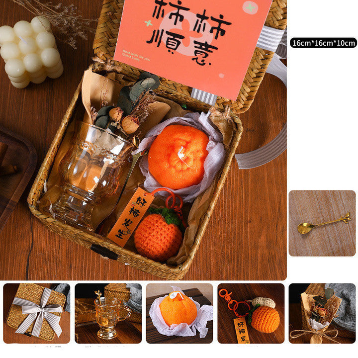 Creative Persimmon Light Luxury Gift Box Set Image 3