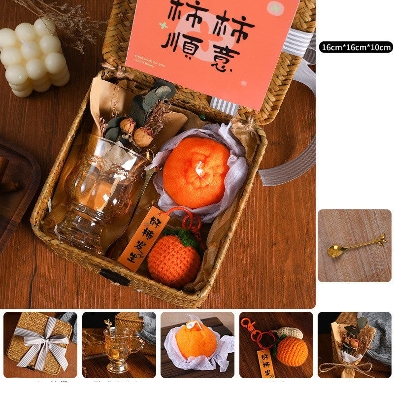 Creative Persimmon Light Luxury Gift Box Set Image 1