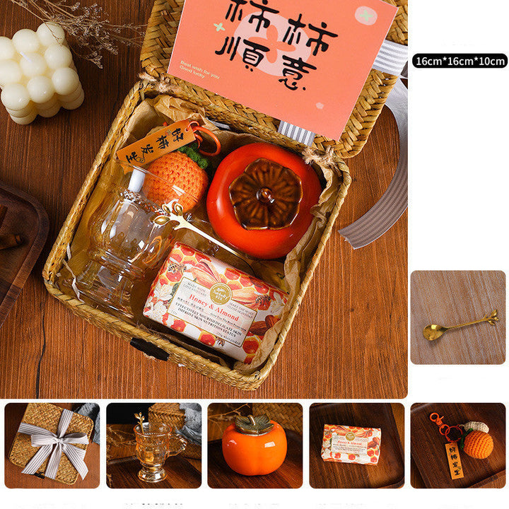 Creative Persimmon Light Luxury Gift Box Set Image 4