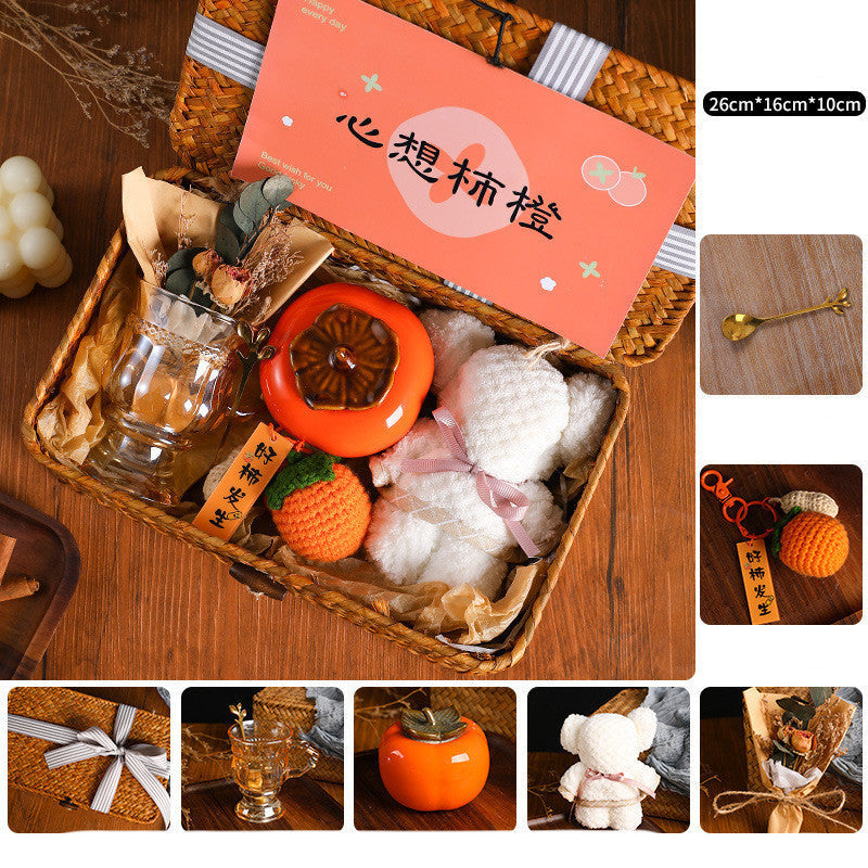 Creative Persimmon Light Luxury Gift Box Set Image 6